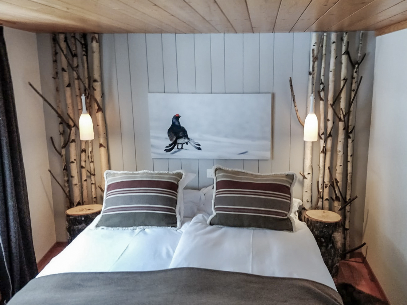 North-facing double rooms